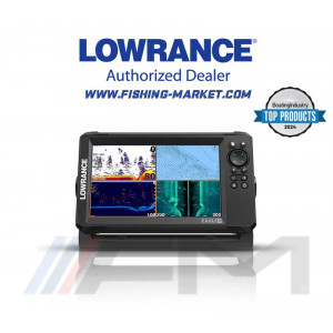 LOWRANCE Сонар и GPS картограф Eagle 9 с TripleShot HD сонда - BG Menu и карта